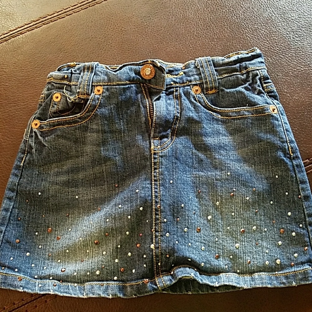 Little girls jean skirt
